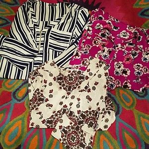 Long sleeve blouse bundle